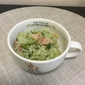 アスパラベーコンチャーハン